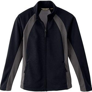 North End Ladies' Bonded Fleece Jacket Black